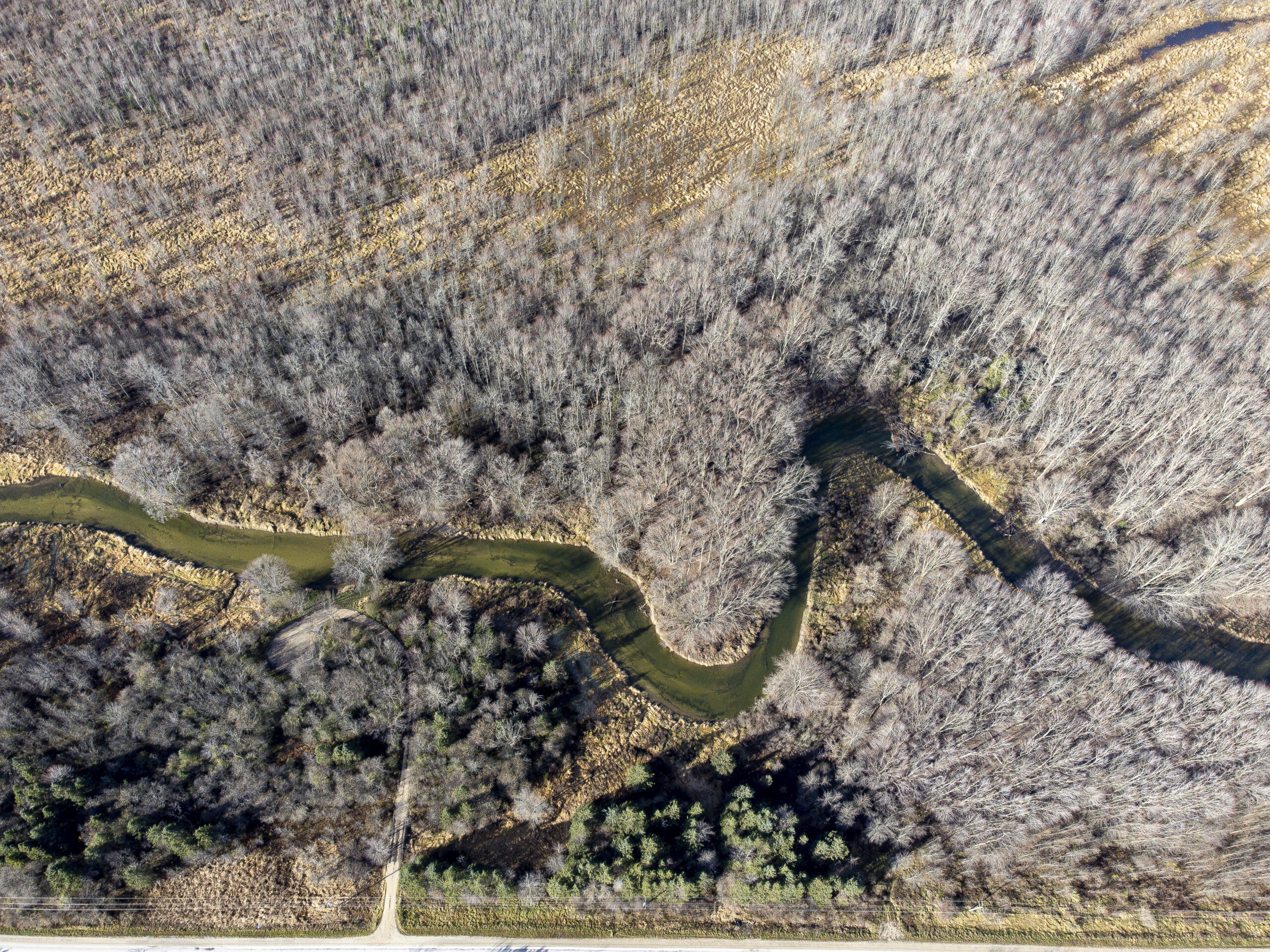 Aerial shot of the Beaver River courtesy of Doug Galloway