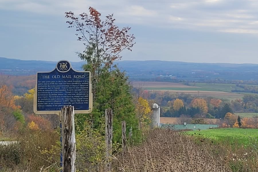 Apples, the Heathcote Moraine, and the Old Mail Road